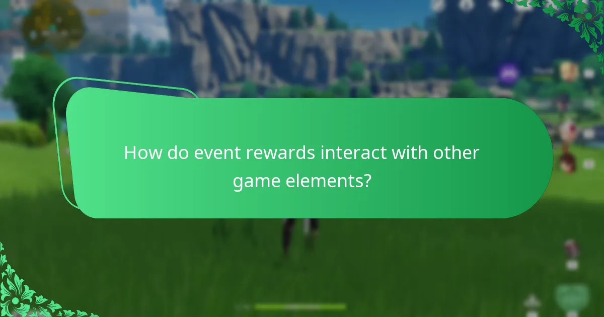 How do event synergies enhance gameplay in Genshin Impact?