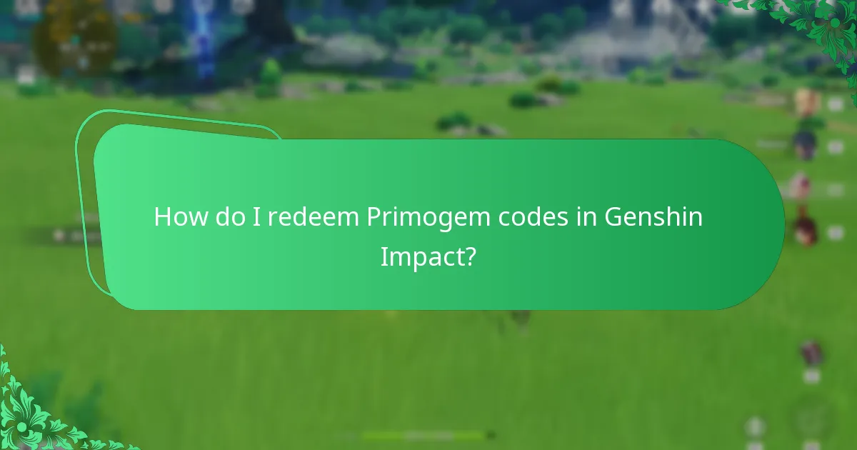 Which streamer promotions offer Primogem codes?