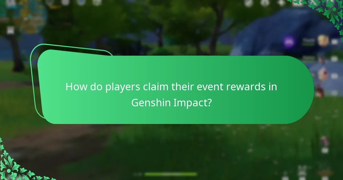 How is the reward distribution structured for Genshin Impact events?