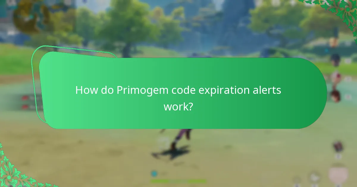 What notification systems are available for Primogem codes?