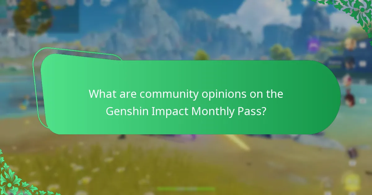 How satisfied are players with the Genshin Impact Monthly Pass?