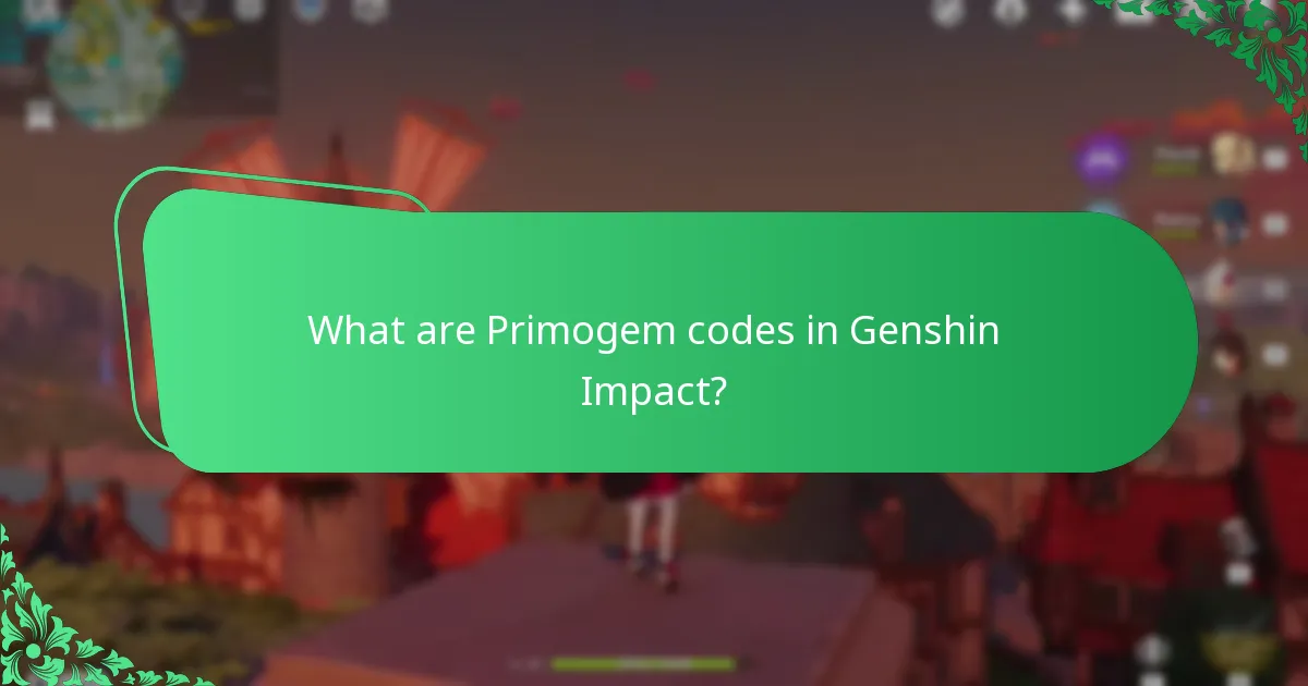 What are community discussions around Primogem codes?