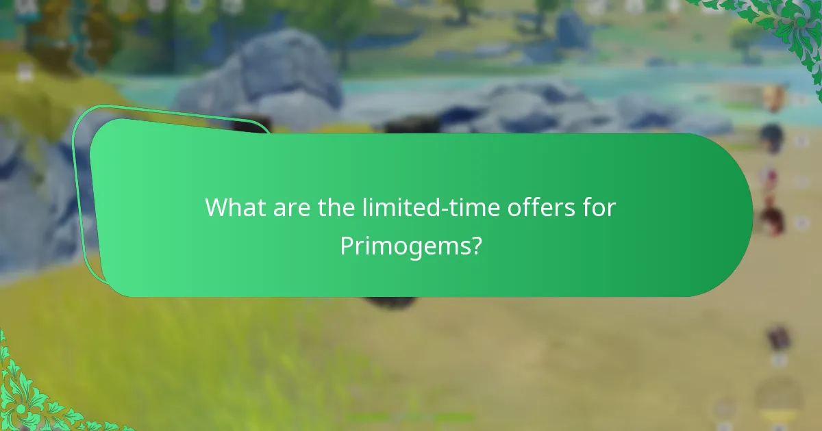 What exclusive promotions are available for Primogems?