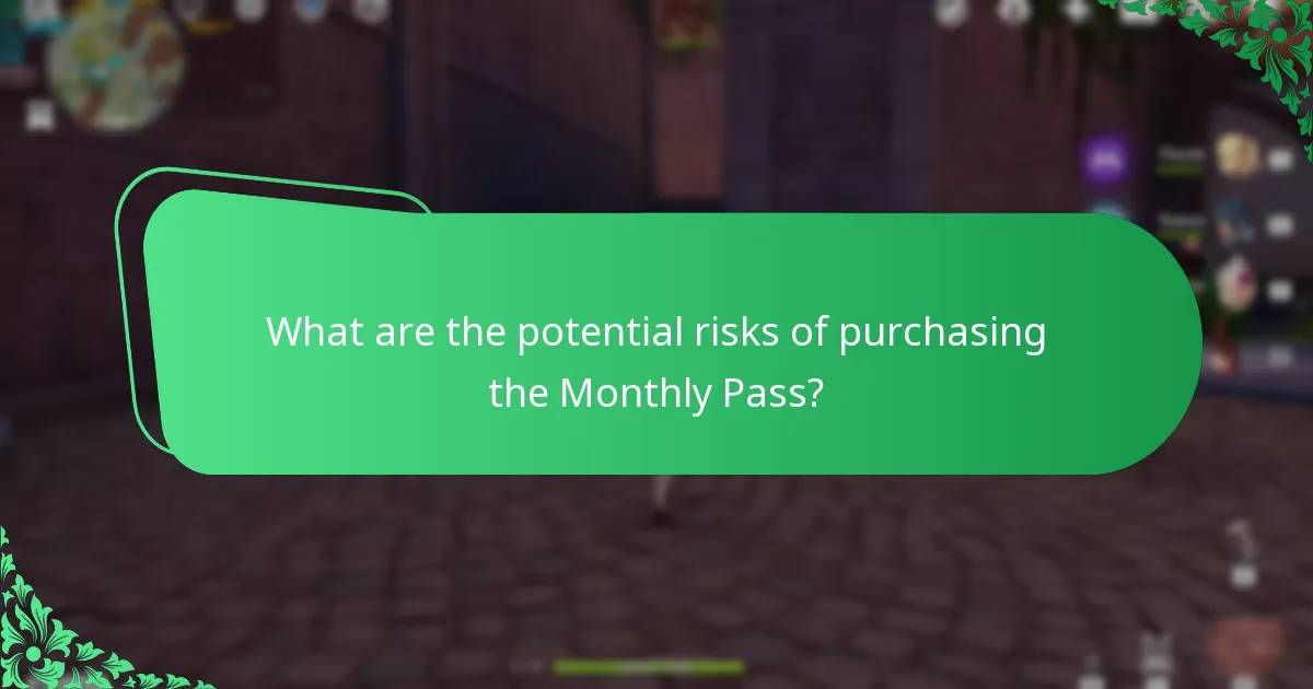 What do players recommend about the Monthly Pass?