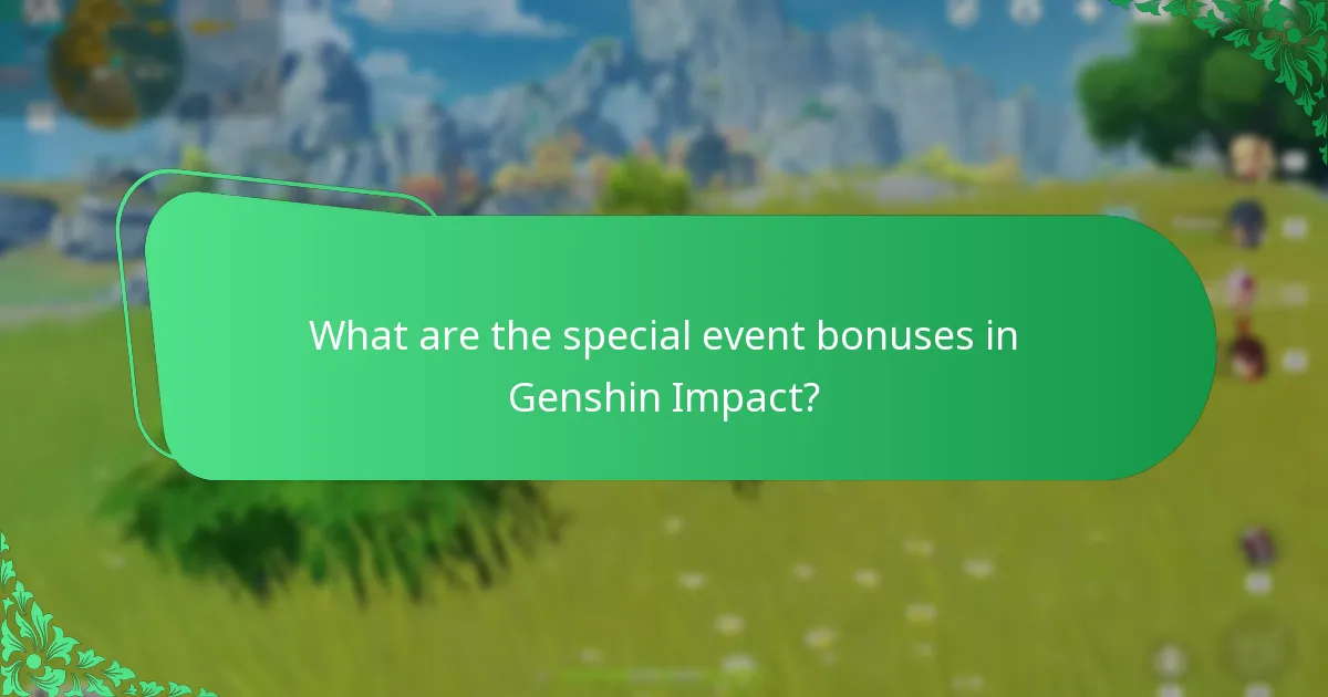 Which exclusive items can be earned from Genshin Impact events?