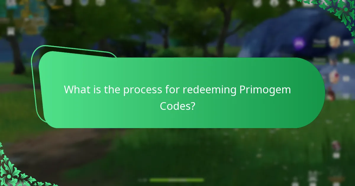 What is the process for redeeming Primogem Codes?