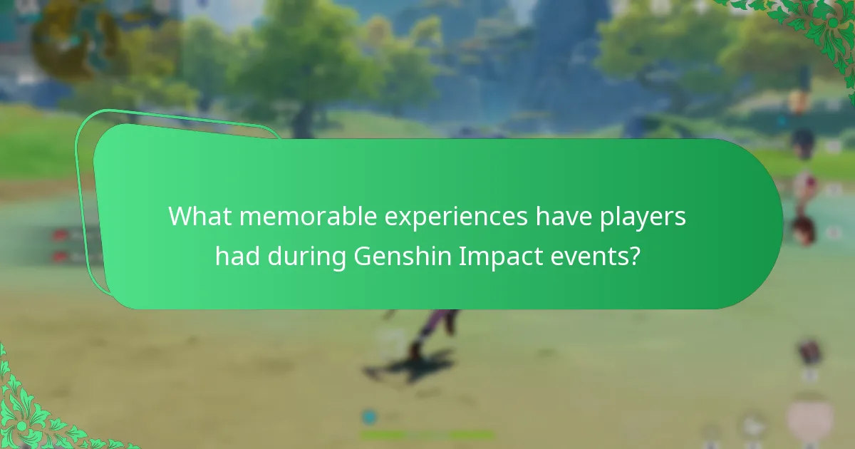 How do Genshin Impact events compare in terms of player engagement?